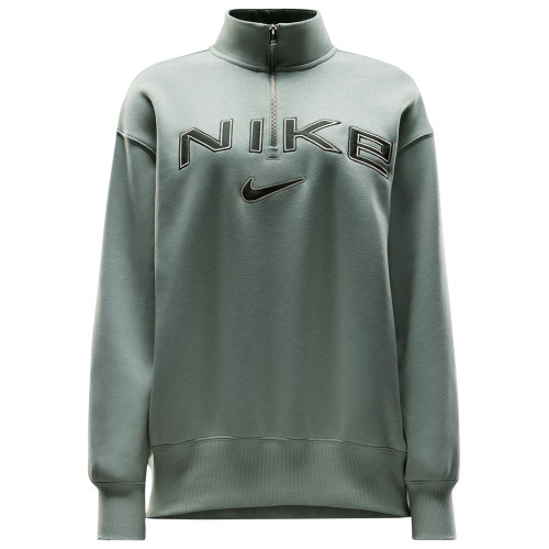Nike Γυναικείο φούτερ Sportswear Phoenix Fleece Oversized 1/4 Zip Logo Top